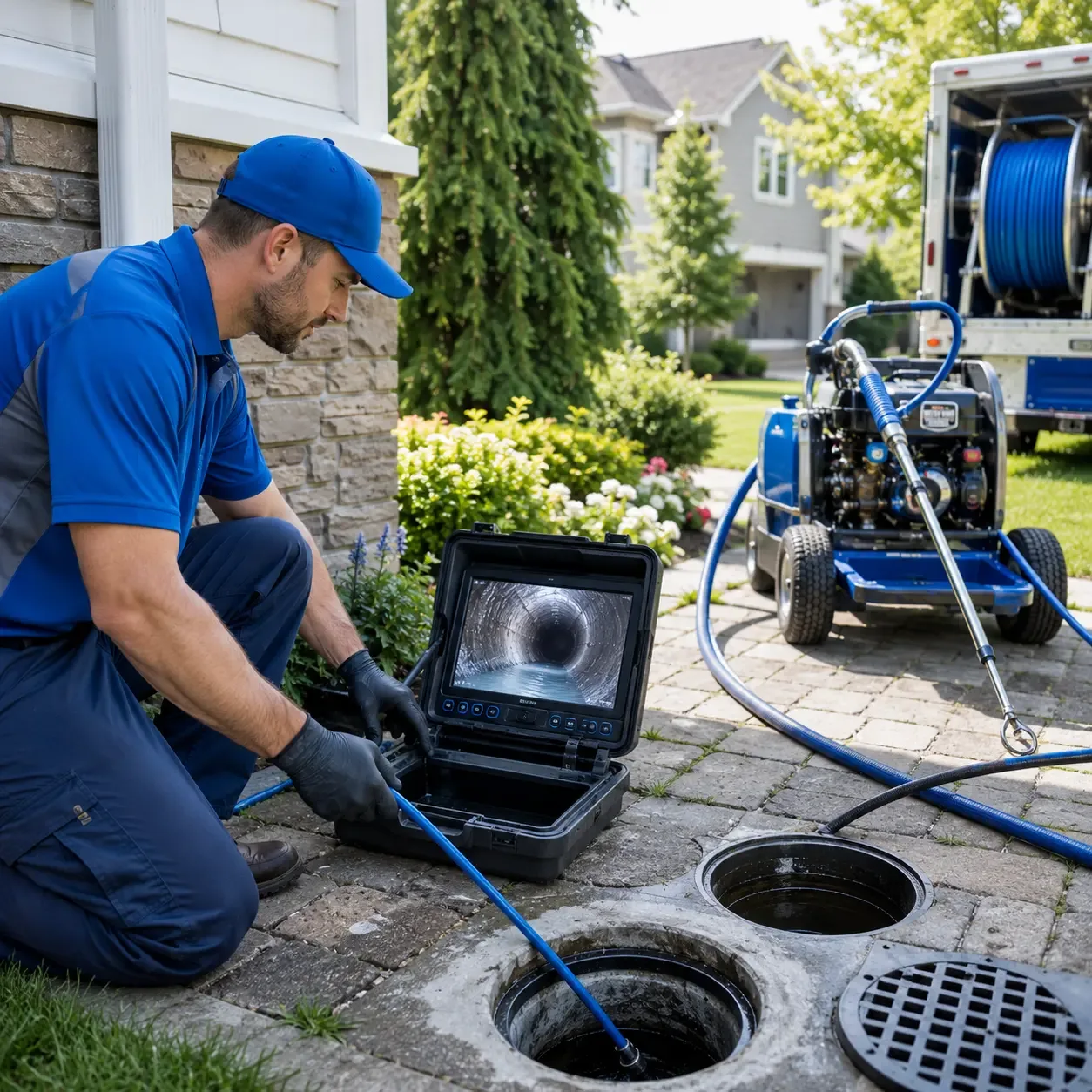Outdoor drain cleaning professionals serving Encino, NM