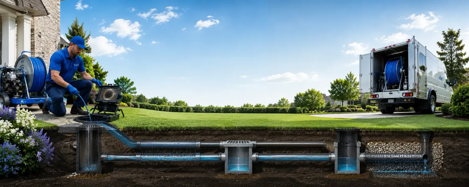 Outdoor drain cleaning information for Encino, NM